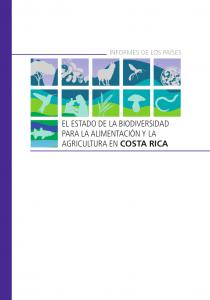 El Estado de la Biodiversidad para la Alimentación y la Agricultura en Costa Rica